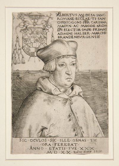 De kardinaal Albrecht van Brandenburg door Lucas Cranach the Elder