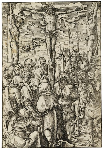 De kruisiging door Lucas Cranach the Elder