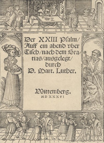 Titelrand met het Verhaal van Salome en St. Johannes de Doper door Lucas Cranach the Elder