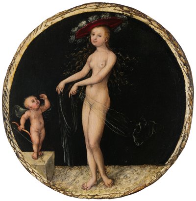 Venus en Cupido door Lucas Cranach the Elder