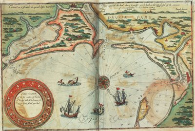 Kust van Pruisen met alle havens en rivieren van Memel tot Heel door Lucas Janszoon Waghenaer