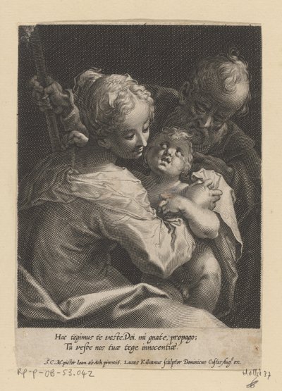 Heilige Familie door Lucas Kilian
