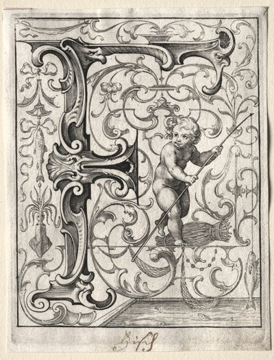 Nieuw ABC-boekje: F, 1627 door Lucas Kilian
