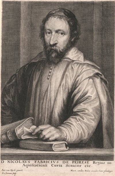 D. Nicolaus Fabricius de Peiresc door Lucas Vorsterman