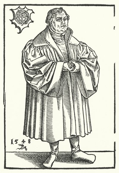 Duitse protestantse hervormer Maarten Luther in latere leven door Lucas the Elder (after) Cranach