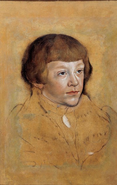 Portret van een Prins van Saksen. Tekening door Lucas Cranach de Oude (1472-1553) door Lucas the Elder Cranach