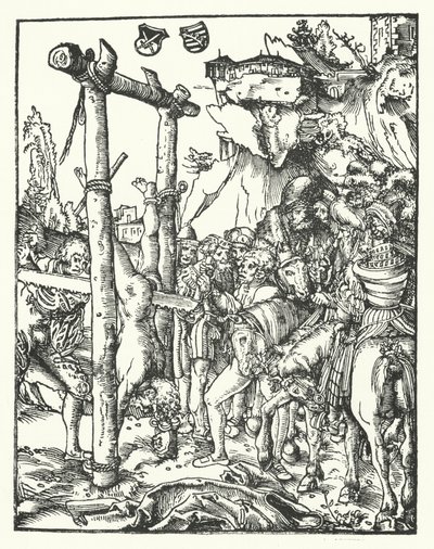 Simon, uit het Martelaarschap van de Twaalf Apostelen door Lucas the Elder Cranach