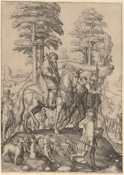 Abigail en David door Lucas van Leyden