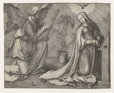 Annunciatie door Lucas van Leyden