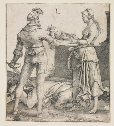Onthoofding van Johannes de Doper, 1513 door Lucas van Leyden