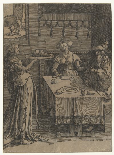 Salomé met het hoofd van Johannes de Doper door Lucas van Leyden