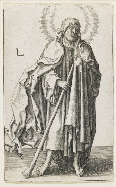 St. Thaddeus, 1510 door Lucas van Leyden