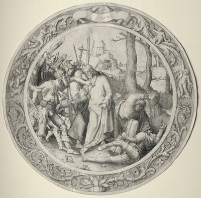 De Ronde Passie: Het verraad van Christus, 1509 door Lucas van Leyden