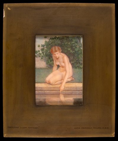 Bij een heldere fontein door Lucia Fairchild Fuller