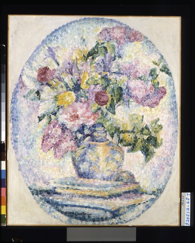 Vaas met bloemen door Lucie Consturier