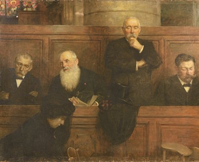 De kerkmeesters door Lucien Hector Jonas
