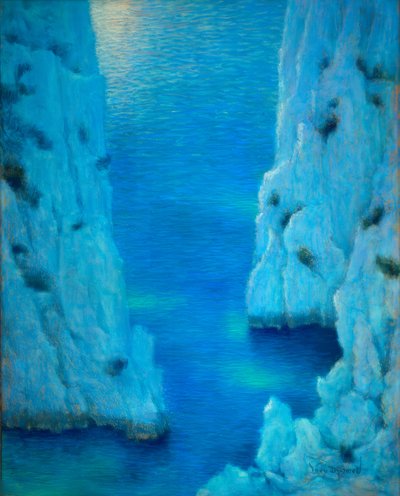 La Calanque door Lucien Levy-Dhurmer