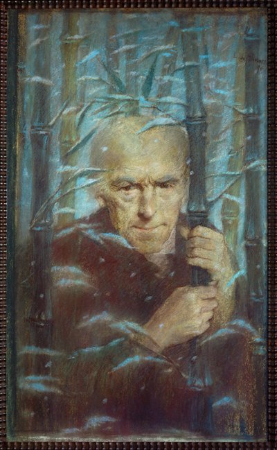 De verloren ontdekkingsreiziger door Lucien Levy-Dhurmer