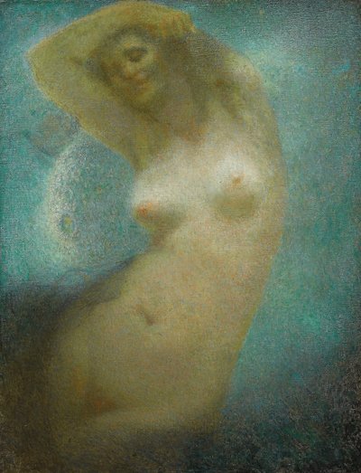 De Mondscheinsonate; La Sonate au Clair de Lune, ca. 1925 door Lucien Levy Dhurmer