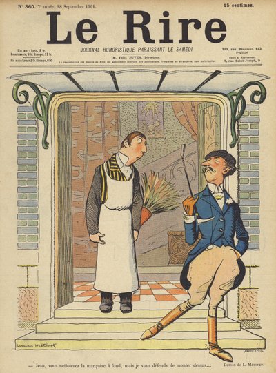 Illustratie voor Le Rire door Lucien Metivet