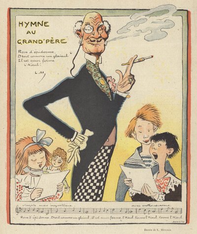 Illustratie voor Le Rire door Lucien Metivet