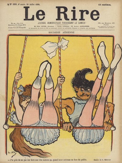 Illustratie voor Le Rire door Lucien Metivet