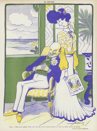 Illustratie voor Le Rire door Lucien Metivet