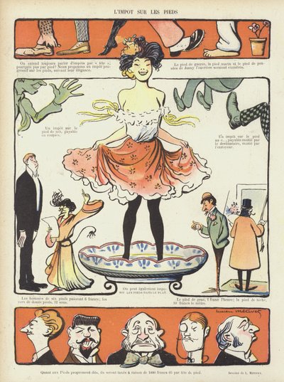 Illustratie voor Le Rire door Lucien Metivet