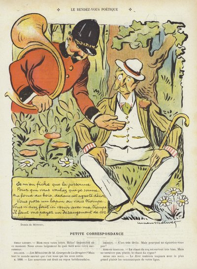 Illustratie voor Le Rire door Lucien Metivet