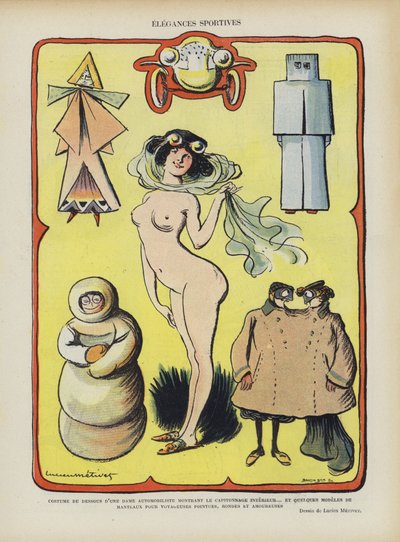 Illustratie voor Le Rire door Lucien Metivet