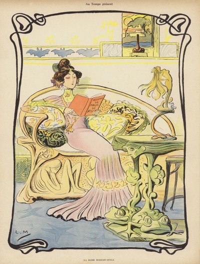 De moderne dame door Lucien Metivet