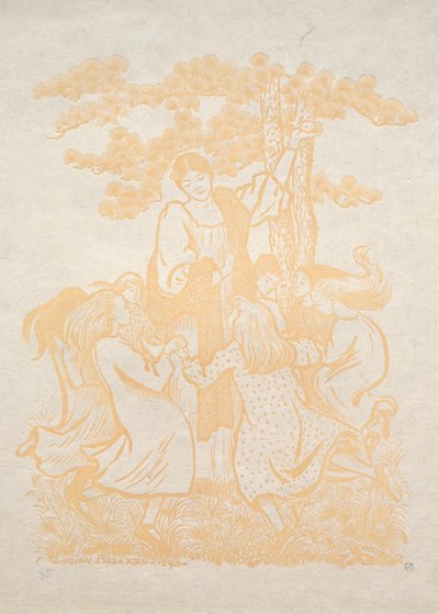 Illustratie 25: La Ronde door Lucien Pissarro