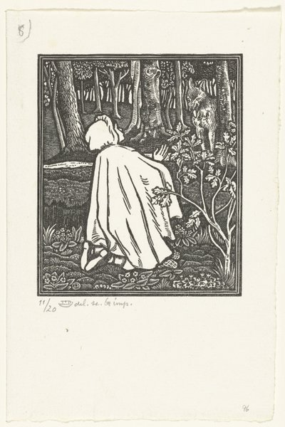 Roodkapje door Lucien Pissarro
