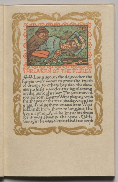 De Koningin van de Vissen: Plaat 1 door Lucien Pissarro