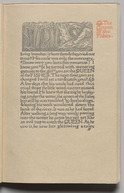 De Koningin van de Vissen: Plaat 9 door Lucien Pissarro