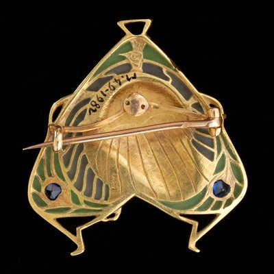 Broche-hanger, ca. 1900 door Lucien or Léopold Gautrait