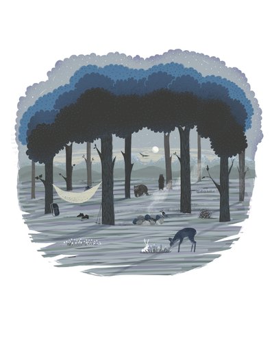 Buitenleven, 2015 (digitaal) door Lucy Banaji