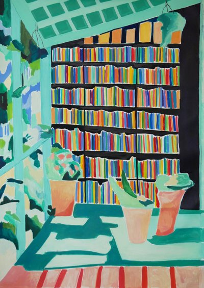 Bibliotheek, 2023 door Lucy Smallbone