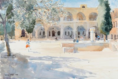Batei Mahase Plein, Oud Jeruzalem door Lucy Willis