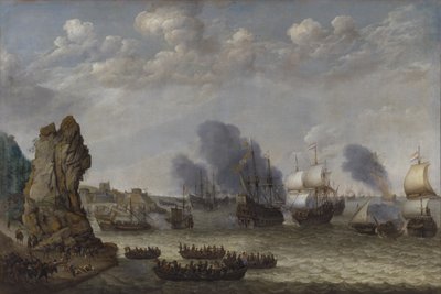 De Vierdaagse Zeeslag, 11-14 juni 1666 door Ludolf Bakhuizen