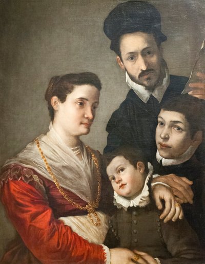De familie Tacconi door Ludovico Carracci