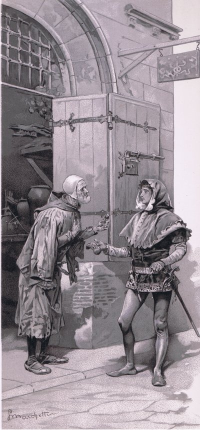 John, ik kon het niet sturen. Hier is het weer, illustratie uit Romeo en Julia door Ludovico Marchetti