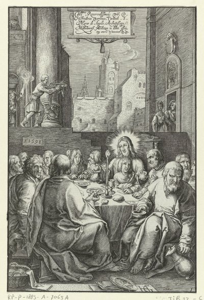 Het Laatste Avondmaal door Ludovicus Siceram