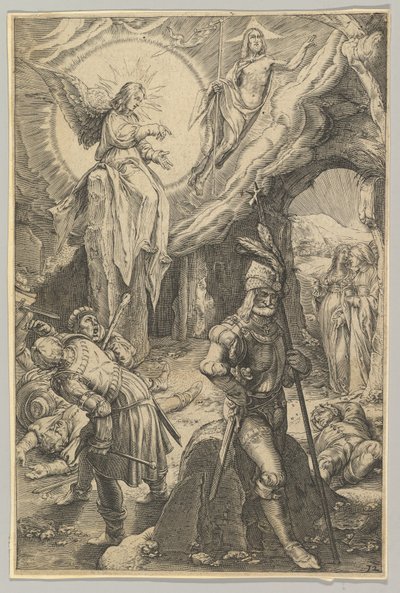 De opstanding, uit De Passie van Christus door Ludovicus Siceram