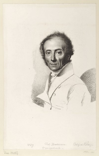 Zelfportret door Ludwig Buchhorn