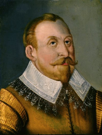 Koning Gustav Adolf Wasa van Zweden door Ludwig Ferdinand Schnorr von Carolsfeld
