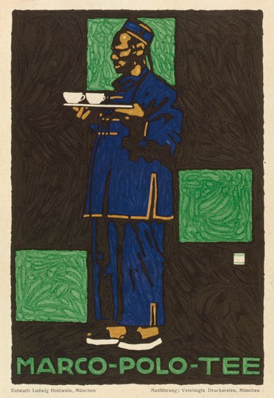 Marco Polo T-shirt door Ludwig Hohlwein