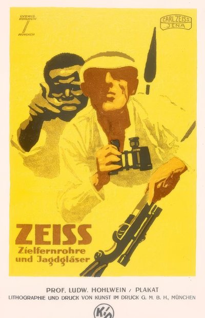 Zeiss Richtkijkers en Jachtkijkers door Ludwig Hohlwein