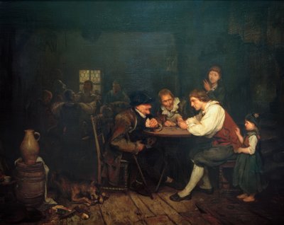 De Valsspelers door Ludwig Knaus