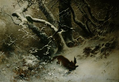 Winterlandschap door Ludwig Munthe
